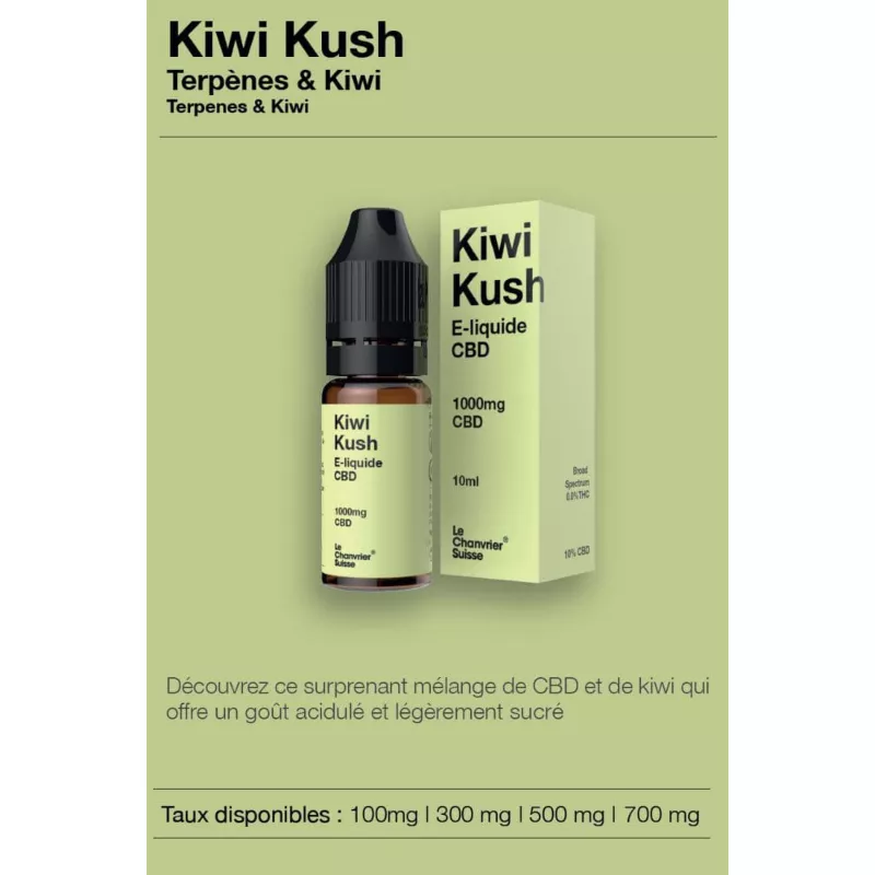 E-liquide CBD Kiwi Kush