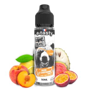 E-liquide e.tasty gang organise�? Rick La Castagne - Pêche, citron, fruits du soleil
