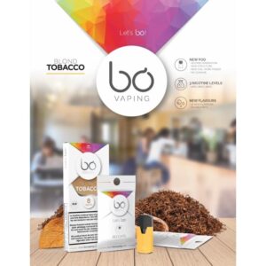 bo caps bo vaping sans nicotine blond tobacco