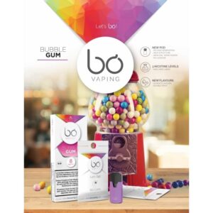 bo caps bo vaping sans nicotine bubble gum