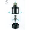 clearomiseur prince J Well coil fitting