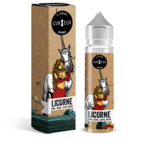 eliquide Curieux Astrale Licorne Fraise Fruit du dragon 50ml