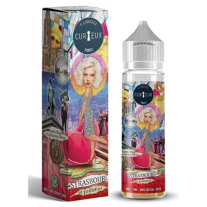 eliquide Curieux Hexagone Strasbourg Raisin blanc Framboise bleue 50ml