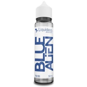 eliquide blue alien liquideo 50 ml - saveur Curaçao, framboise, menthe