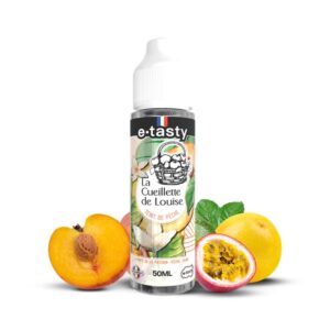 eliquide la cueillette de louise - e.tasty - teint de pêche - fruit de la passion, pêche
