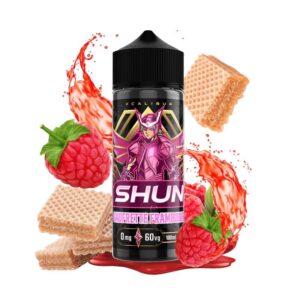 eliquide xcalibur 100ml shun gaufrette framboise
