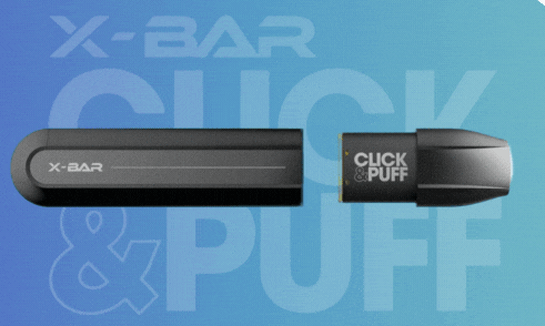 kit et pod click & puff x-bar