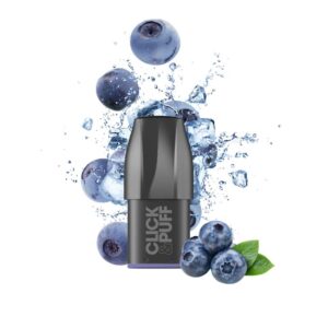 xbar pod click & puff sans nicotine myrtille
