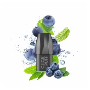 xbar pod click & puff sans nicotine myrtille menthe