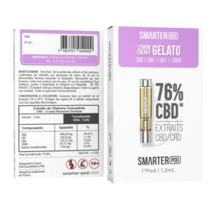 Pods Smarter Duo CBD CRD Gelato details