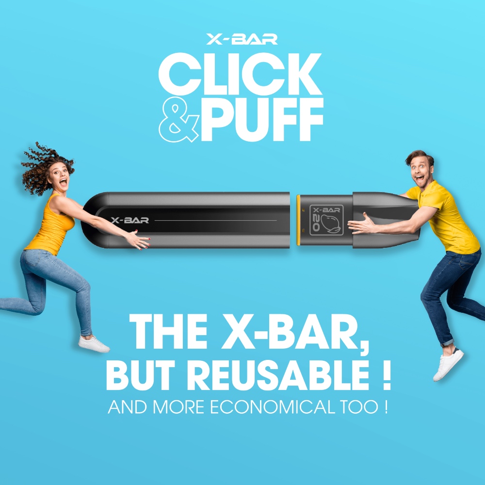 Click & Puff X-Bar