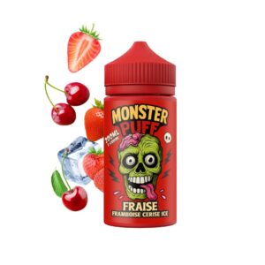 E-liquide Monster puff 200ml Fraise Framboise Cerise Ice