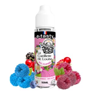 eliquide la cueillette de louise - e.tasty - Rose d'euphorie - framboises , baies,