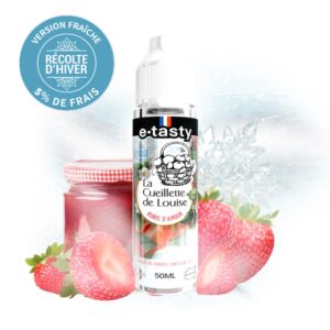 eliquide la cueillette de louise - e.tasty - rubis d'amour Hiver - confiture de fraise, frais
