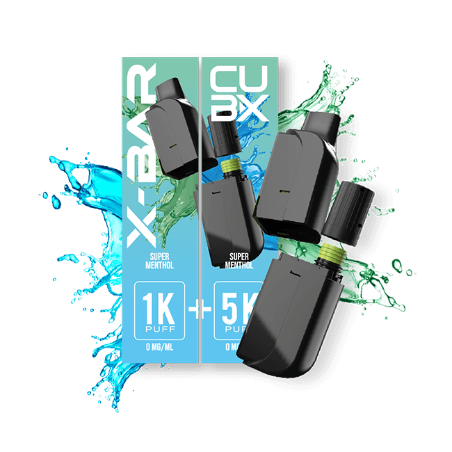 CUB-X Pods - Super Menthol - X-Bar