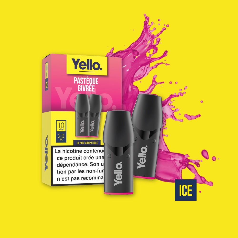 pods yello pastèque givrée compatibles Vuse