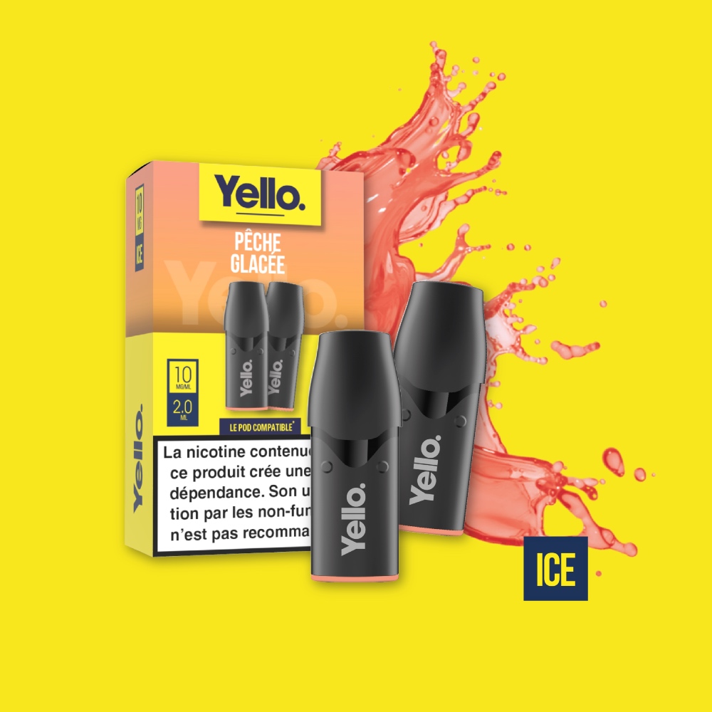 pods yello pêche glacée compatibles Vuse