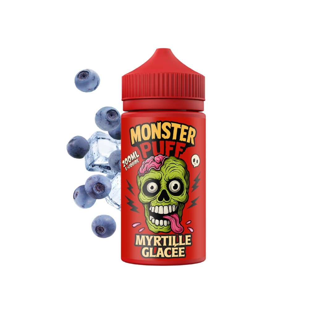 E-liquide Monster puff 200ml Myrtille glacée