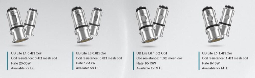 resistances lost vape UB Lite