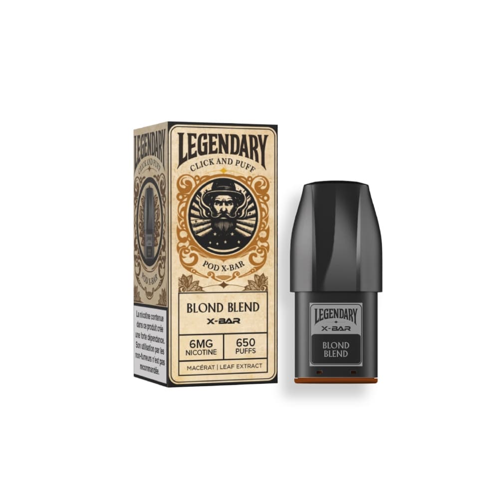xbar legendary pod click & puff blond blend